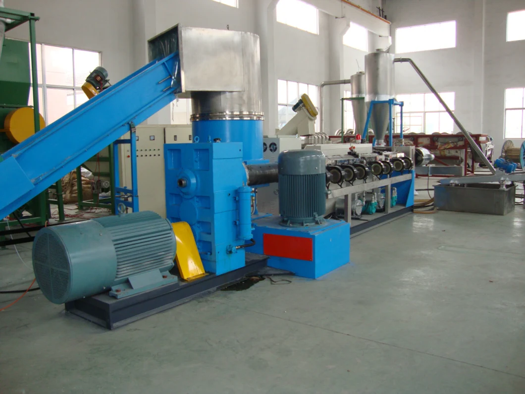 Machine for Recycling Plastic Biodegradable PP PE Pet EPS HDPE Plastic Pellet Granules Making Machine for Plastic Recycle Scale