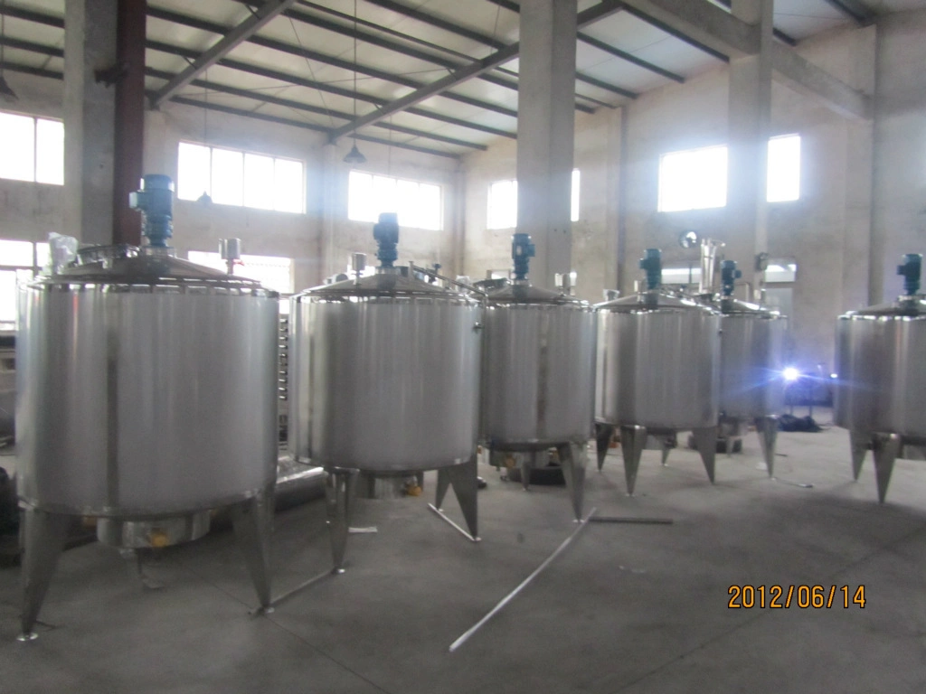 Food Grade Stainless Steel Steam Heating Mixing Tank