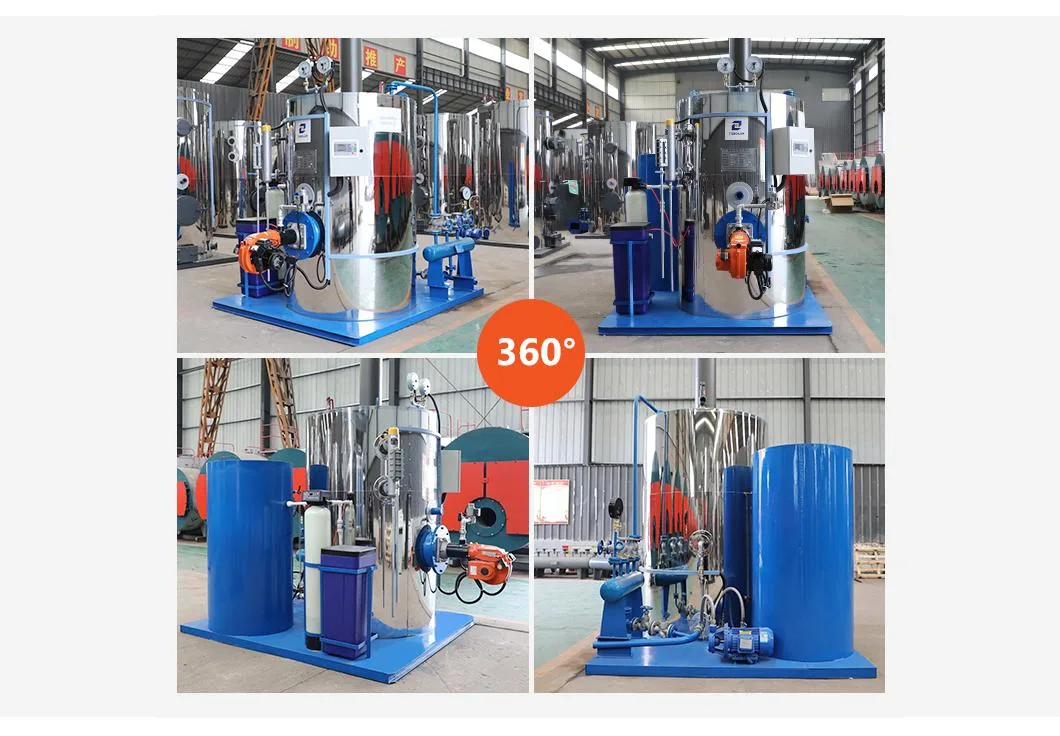 Factory Hot Sale 100kg Natural Gas Steam Generator with Manufacturer Price