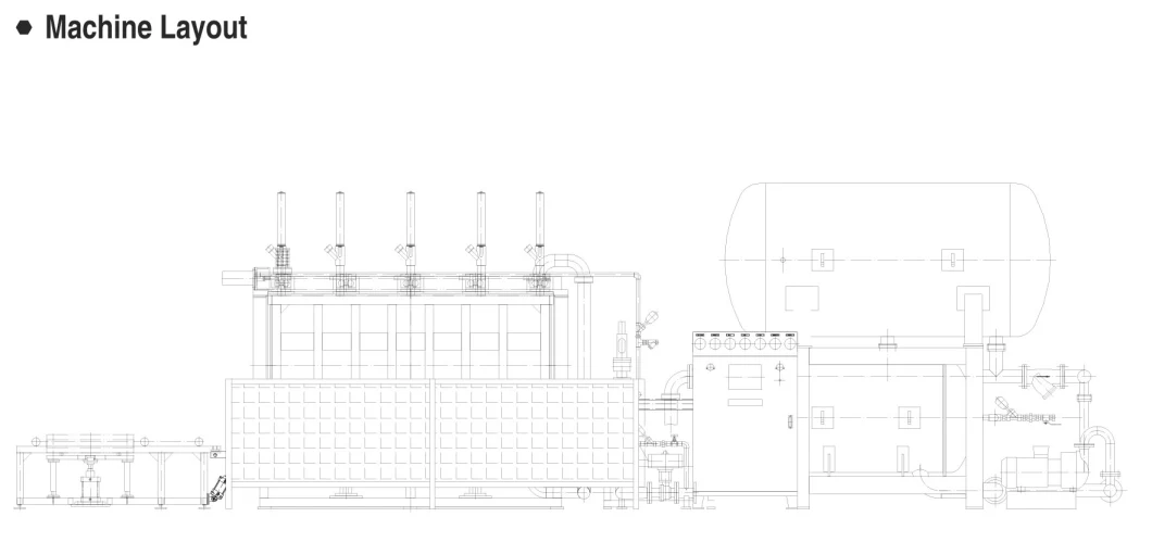 EPS Foam Construction Block Moulding Machine